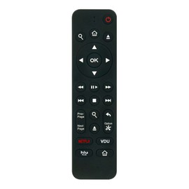 ECONTROLLY WD TV Play Replace Remote Control Compatible with Western Digital WD HD HDTV Streaming Media Player WDBMBA0000NBK WDTV003RNN WDBMBA0000NBK-11-C2H