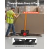Drywall Mover Dolly 10 Inch Rubber Wheels Adjustable Clamp Panel