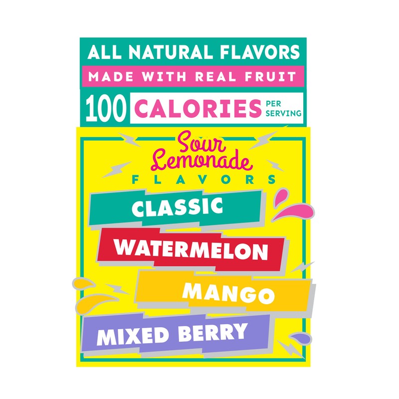 AriZona Sour Lemonade Fruit Snacks - NEW - 5 Ounce