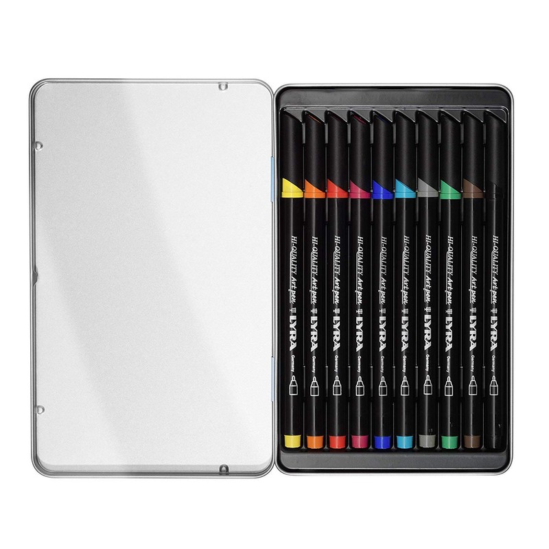 LYRA Art Pen, Fasermaler, 10 Faserstifte