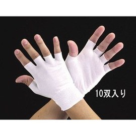 Free / 5.5 inches (140 mm) Gloves, Fingerless Inner (Wooly Nylon, 10 Pairs)