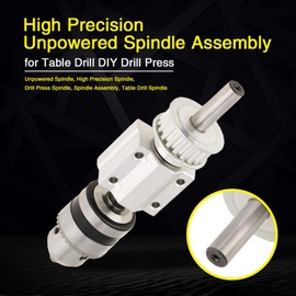 High Performance 1.5-10 mm 0.005 mm Lathe Press Motor Chuck 7000 RPM Drill Spindle Assembly High Precision for Bench Drills DIY Drill