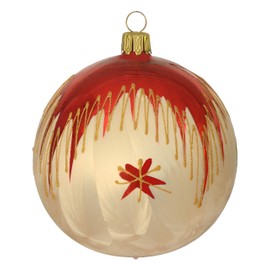 Jingle Bells Lauscha 4er Set 8cm Kugel Tradition