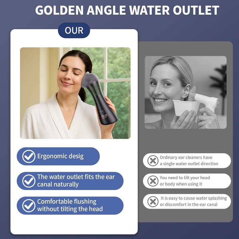 Upgraded Ear Wax Removal Kit, 4-Mode Electric Ear Cleaner -