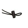 50 Pcs Plastic Drawstring Toggle Spring Stop Single Hole String