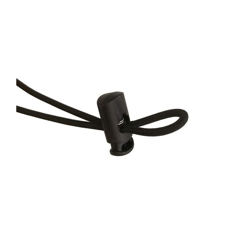 50 Pcs Plastic Drawstring Toggle Spring Stop Single Hole String
