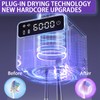 Smart Electric Toothbrush Holder with Cleaning and Hot Air Drying,LED