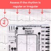 ECG 7 Step Ruler, ECG/EKG 7 Step Ruler Card for