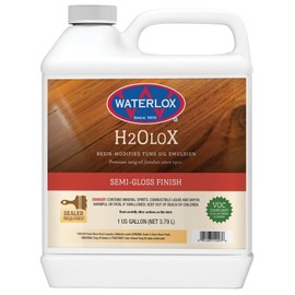 Waterlox H2OLoX Water Based, 1 Gallon, Semi-Gloss