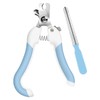 Blue Pet Nail Clipper with File Stainless steel nail clipper