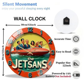 30cm Round Glass Wall Clock for Bulk Orders and Promotional Giveawayssheet size: 12 in, color: White