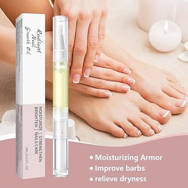 Nail Growth Oil Pen, Nail Strengthener and Hardener for Damaged, Brittle, Thin, Breaking Nails (2PC)