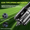 Window Breaker Seatbelt Cutter, Emergency 2‑in‑1 Car Escape Keychain Tool,