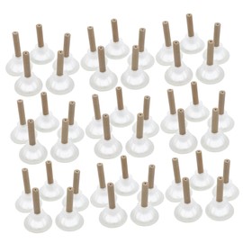 FRCOLOR 50Sets Moxa Sticks for Moxibustion Therapy Handmade Moxa Pillars with Base Relief for Acupoint and Swelling to Use