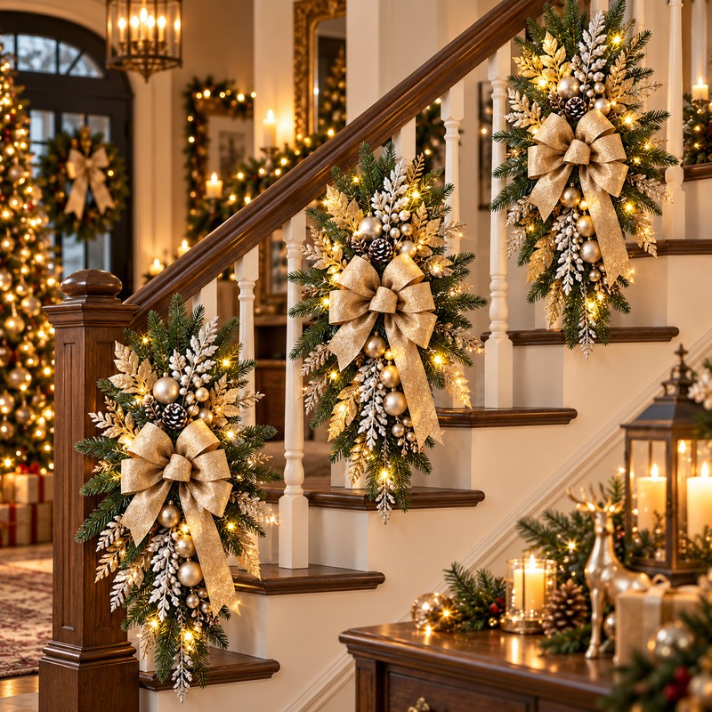 Christmas Wreath for Holiday Décor – Festive Greenery with Optional