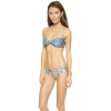 Zimmermann Porcelain Quilted Triangle Bikini Set Mismatched US 6-8,AU 2,UK