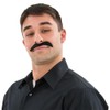 Rhode Island Novelty 3.5 Inch Mustache Set, One Pack of