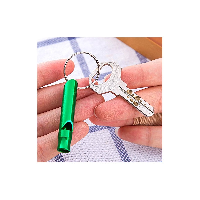CABLEPELADO Survival Whistle, Emergency Whistle, Sports Whistle, Aluminium Alloy, Suitable