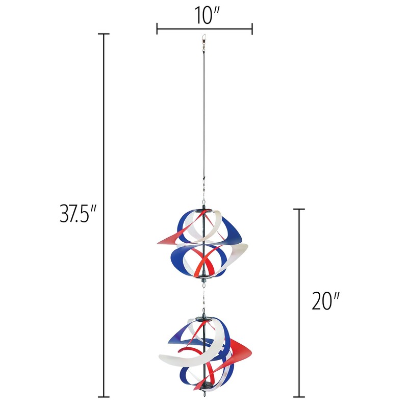 In the Breeze 2477 — Red, White and Blue Poly