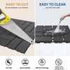 Goovilla Plastic Interlocking Deck Tiles, 9 Pack Outdoor Patio Flooring,