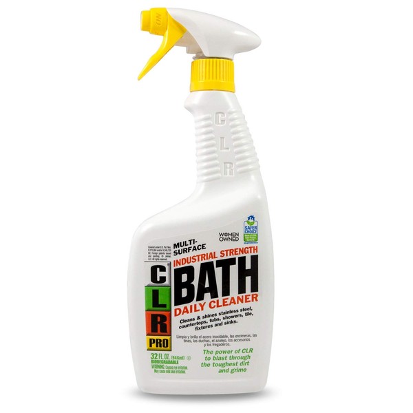 CLR PRO Multi-Purpose Bath Daily Cleaner, 32 Ounce Spray Bottle