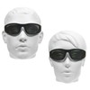 Bikershades Motorcycle Sunglasses Foam Padded for Larger Head Sizes (Smoke