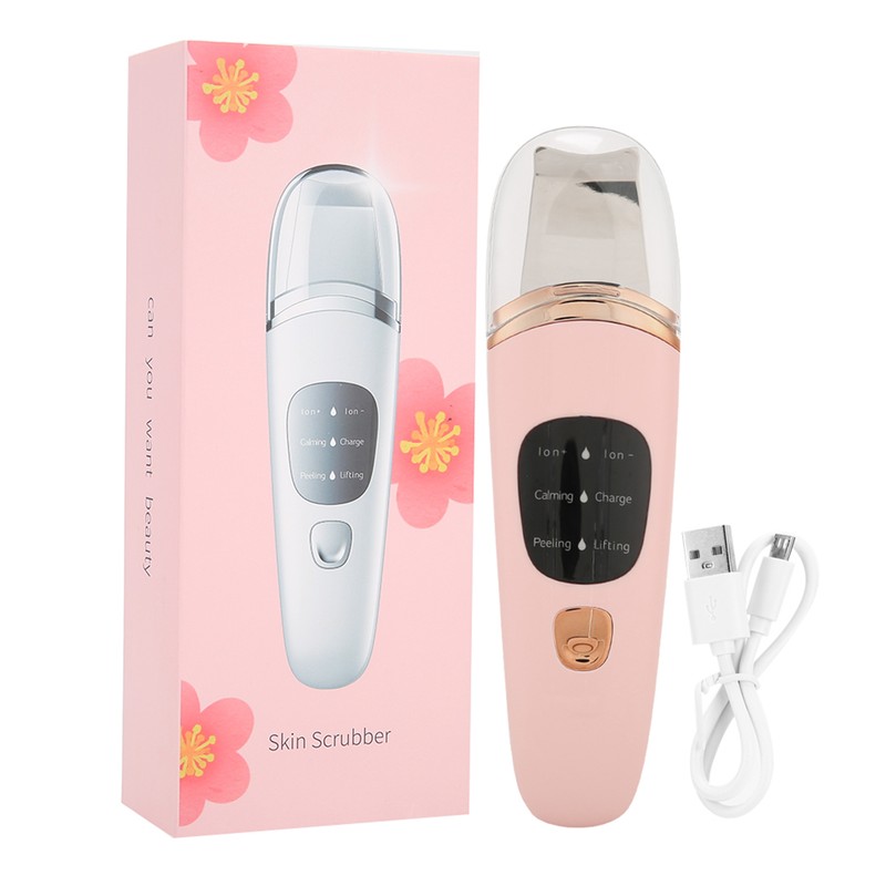 Face Skin Scrubber Vibration Face Peeling Machine Ultrasonic Exfoliating SkinCare