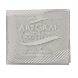 Art Graf Discos cuadrados de tiza solubles en agua, color blanco