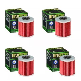 Hiflofiltro 2019-2025 Kawasaki KX450 HiFlo Oil Filter HF207 KX 450 X SR 450X - Pack of 4