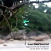Art Jardin Spiral Wind Spinner - Green Spinner Ball with