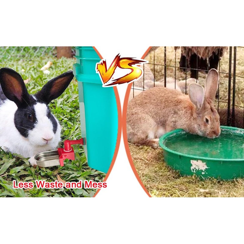 Metal Rabbit Chicken Water Cup Chicken Kettle DIY Rabbit Chicken