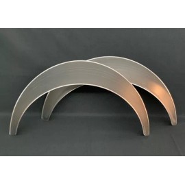 Lemon Hill Avenue Universal Metal Fender Flares Style 1: 5" Wide, 2-piece set (hand-made)