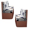 FUANGUI RV Dinette Cushion Covers - Stretch Camper Cushion Booth