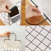 HUIGOU 2 Packs Minimalist Cotton Linen Wall Hanging Storage Caddy