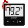 DIGITEN Aquarium Thermometer Digital Fish Tank Thermometer Stick On Water
