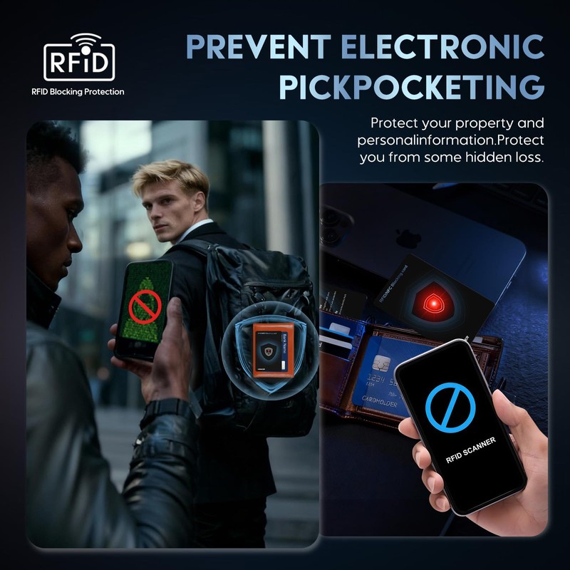 2026 NEW RFID Blocking Card Set with Indicator Light,Wallets Shield,Credit