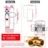 SKOWLL Shower Valve Trim Wall Mount Rough-In Valve Single Handle