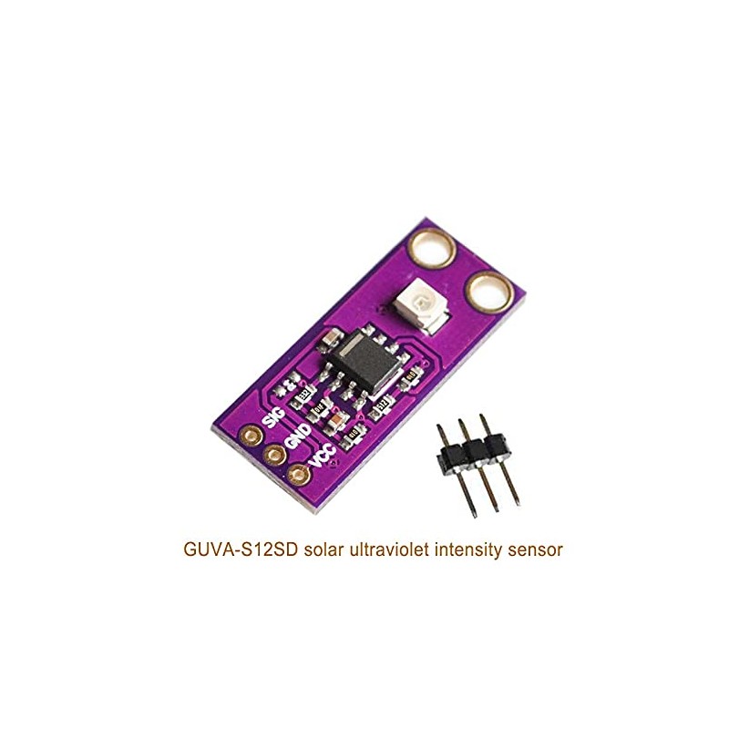 TECNOIOT GUVA-S12SD 240nm-370nm UV Detection Ultraviolet Intensity Sensor Pack of