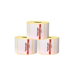 Labex Label - Direct Thermal Labels 50 x 30 mm | Barcode Labels - Thermal Labels on Roll; Pack of 1,000 - Thermal Printer Labels - 3 Rolls: 3,000 Thermal Label Barcode/Address Thermal Labels