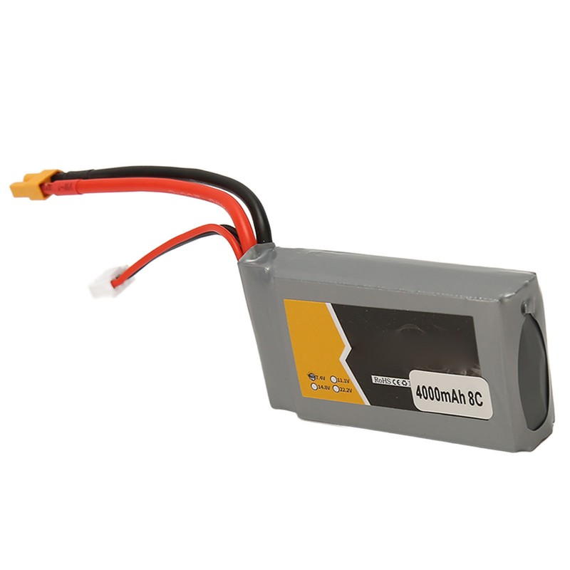 2S 7.4V 4000mAh 8C Lipo Battery 2S Lipo Battery for