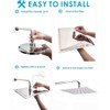 High Pressure Rain Shower Head, 304 Stainless Steel Large Rainfall