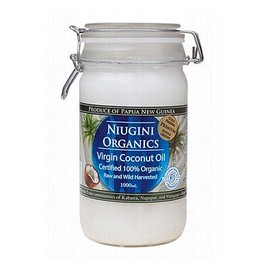 Niugini Organics Organic Virgin Coconut Oil 100% Pure 1 Litre