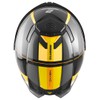 Bogotto Ezion Flip-Up Helmet, Matte Black/Yellow, S