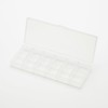 MUJI 82202915 Polypropylene Pill Case, L, 2.6 x 6.7 x