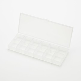 MUJI 82202915 Polypropylene Pill Case, L, 2.6 x 6.7 x 0.8 inches (66 x 170 x 20 mm)