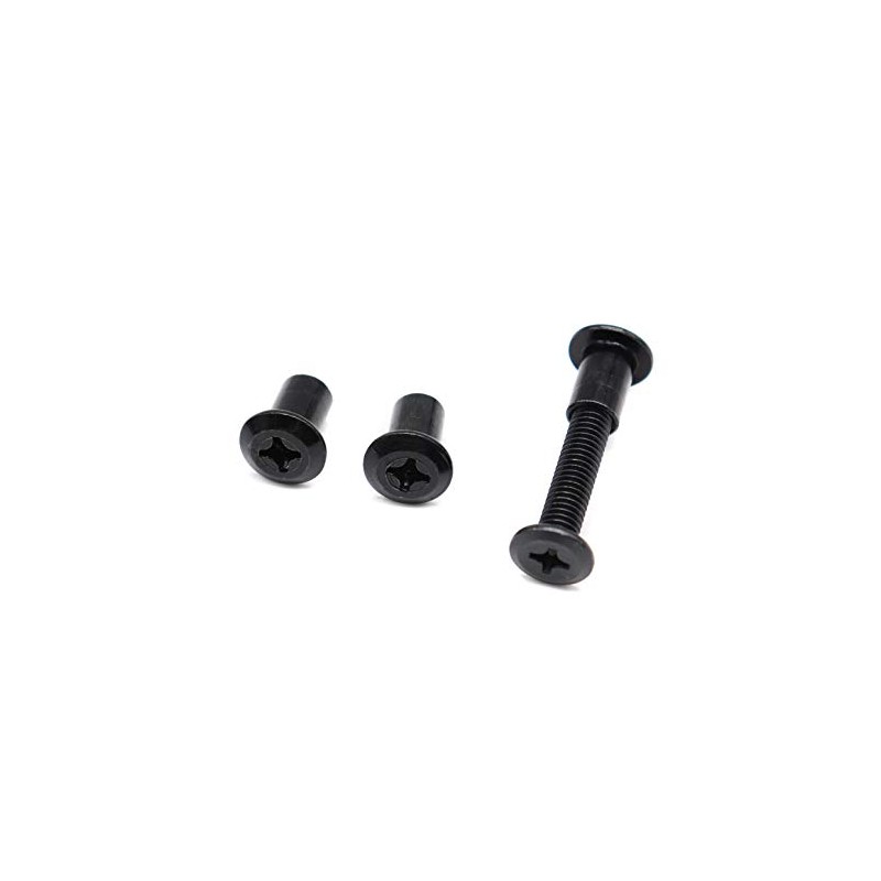 binifiMux 10-Pack M6 45mm Black Rivet Phillips Connecting Bolts Dowel