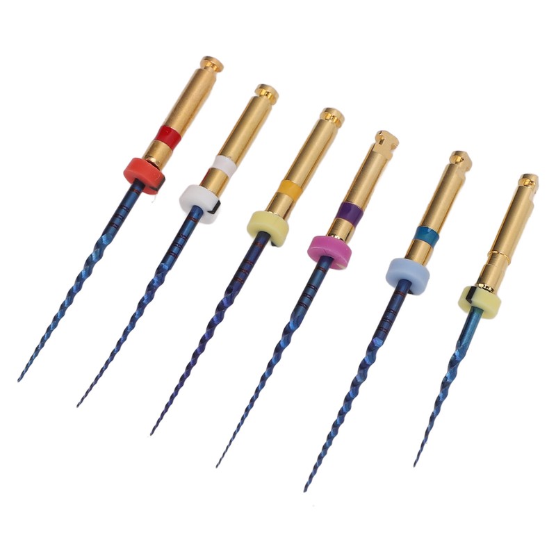 6pcs SX F3 Dental Endo Canal Files Large Taper Thermal