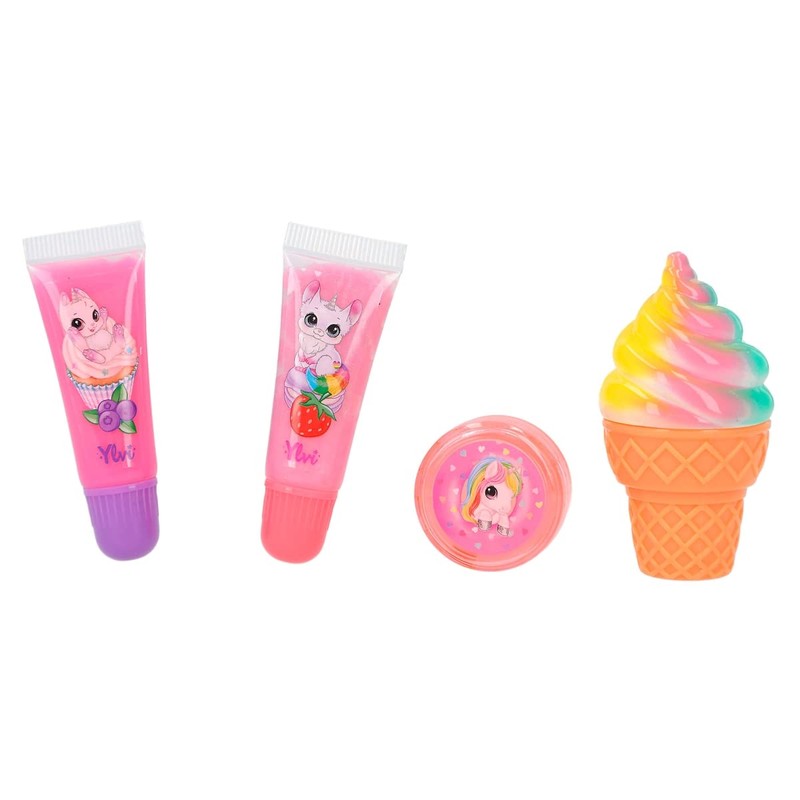 Depesche 12208 Ylvi Lip Gloss Set for Children in Candy