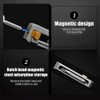 Small Screwdriver, Magnetic Titanium Keychain Screwdriver with Cross & Flat