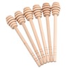 50Pcs/set Household Wooden Jam Honey Dipper Jar Dispensing Collecting Stirring